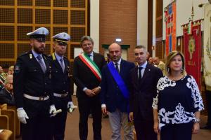 Luca Tarantola e il comandante Pier Zanatto premiati a Biella